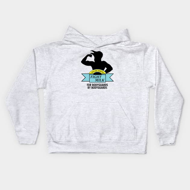 Fight Milk Kids Hoodie by BarkeranArt